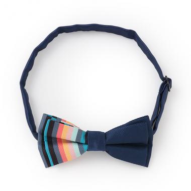 ワンサイドストライプ蝶ネクタイ