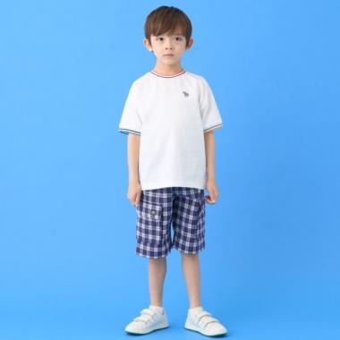 先染めハーフカーゴパンツ