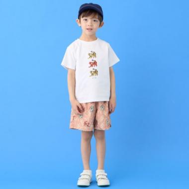 総柄ハーフパンツ