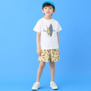 総柄ハーフパンツ