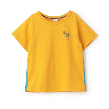 脇ラインゼブラ半袖Tシャツ