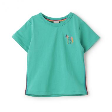 脇ラインゼブラ半袖Tシャツ