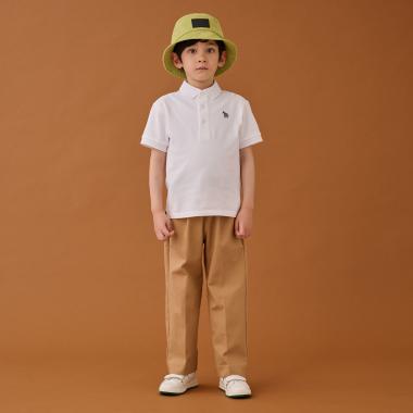 ベルトつきタックワイドロングパンツ