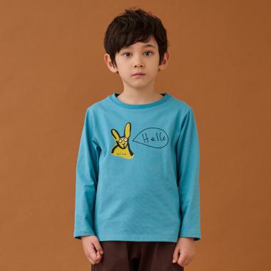 落書きラビット長袖Tシャツ