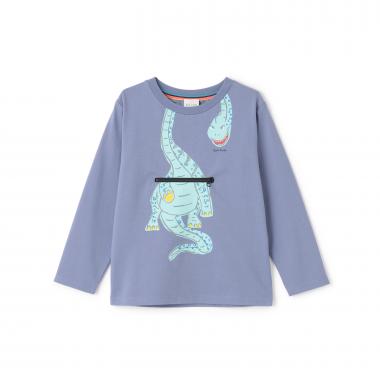 恐竜ギミック長袖Tシャツ