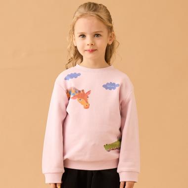 アニマル裏毛プルオーバー