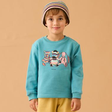 ぬいぐるみ裏毛プルオーバー