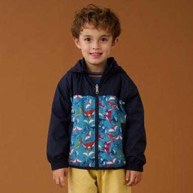 リバーシブルジップパーカ