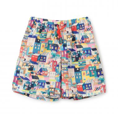 水陸両用総柄ハーフパンツ