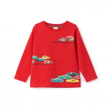 レーシングカー長袖Tシャツ