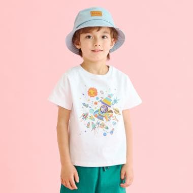 ロケットゼブラ半袖Tシャツ