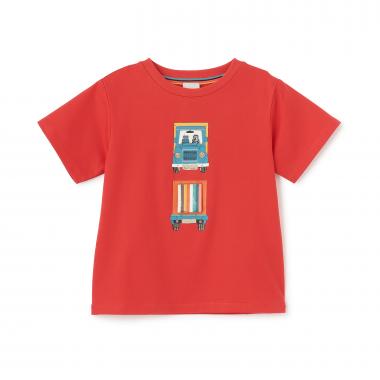 恐竜トラックギミック半袖Tシャツ