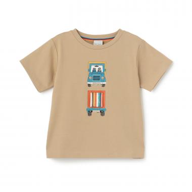 恐竜トラックギミック半袖Tシャツ