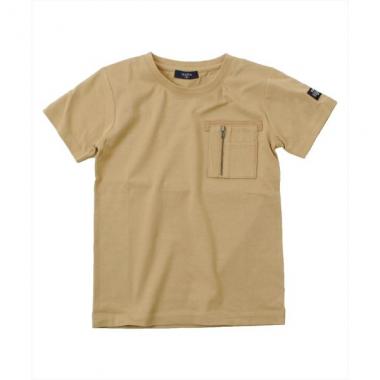 天竺・ミリタリーポケット半袖Tシャツ