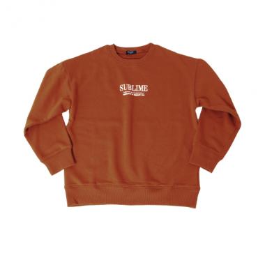 裏毛・ドロップショルダーミニマムロゴトレーナー