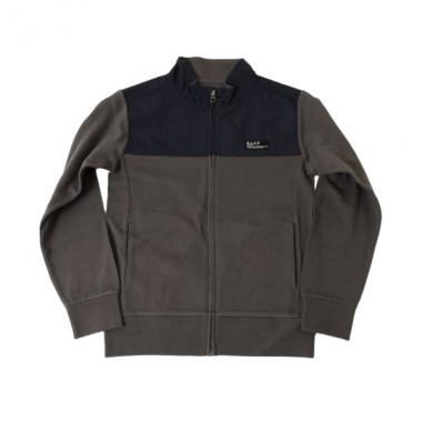 厚手天竺・抗菌防臭加工スタンドジップアップジャケット