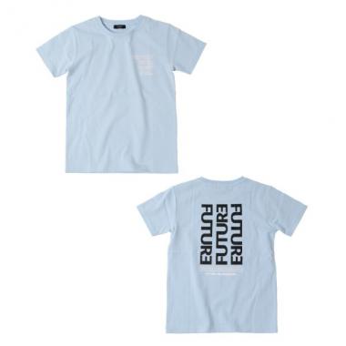 OE天竺・抗菌防臭加工バックロゴプリント半袖Tシャツ