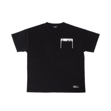 天竺・接触冷感ドロップショルダープリントポケット半袖Tシャツ