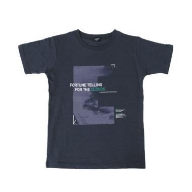 スラブ天竺・ブロックフォト半袖Tシャツ