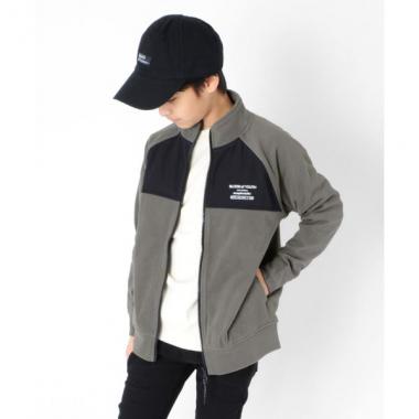 マイクロフリース・ハイネックジップブルゾン