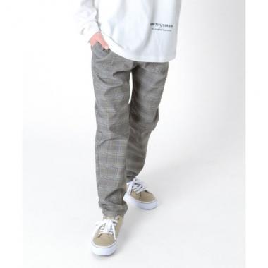 [テーパード]スーパーストレッチ・タックパンツ