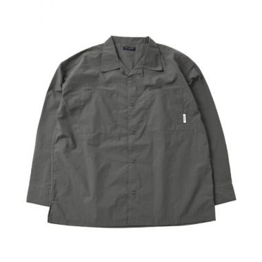 【大人向けサイズあり】リップ・オープンカラー長袖シャツ【セットアップ対応】