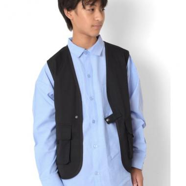 【大人向けサイズあり】ポリツイルフィッシャーマンベスト