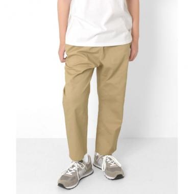 [テーパード]コットンツイル・8分丈シェフパンツ