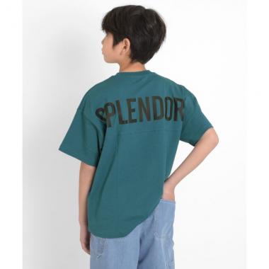 【大人向けサイズあり】【接触冷感】バックロゴプリント半袖Tシャツ