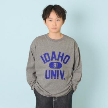 【プチプラ】アソートフロントロゴ長袖Tシャツ