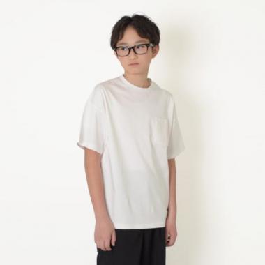 【大人向けサイズあり】シルケットスムース・シンプルきれい半袖Tシャツ