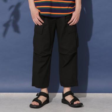 【大人向けサイズあり】【撥水】リップストップ・8.5分丈パンツ