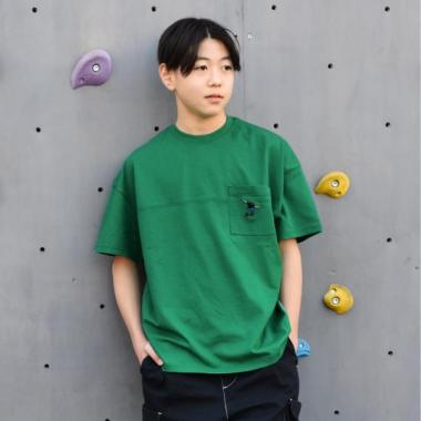 【STREET】スケーター刺繍ビッグ半袖Tシャツ