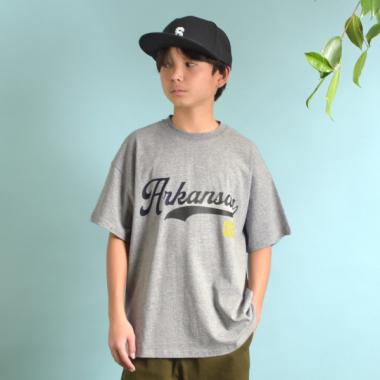 【再入荷】【プチプラ】アソートフロントカレッジロゴ半袖Tシャツ