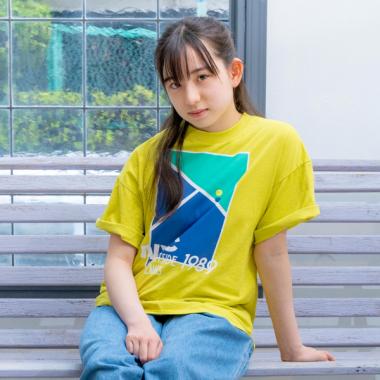 【接触冷感】【速乾】【UVカット】クールラフ・テニスプリント半袖Tシャツ