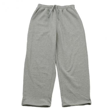 【大人向けサイズあり】裏毛・ワンポイント刺繍ロゴパンツ