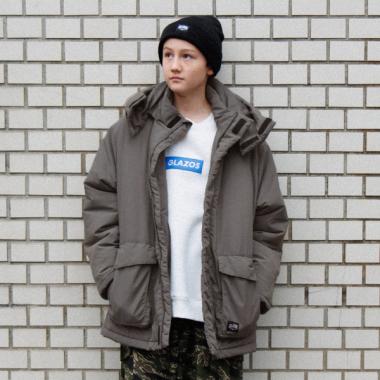 【大人向けサイズあり】【撥水】【保温】機能中綿サーモライト・ミドルコート