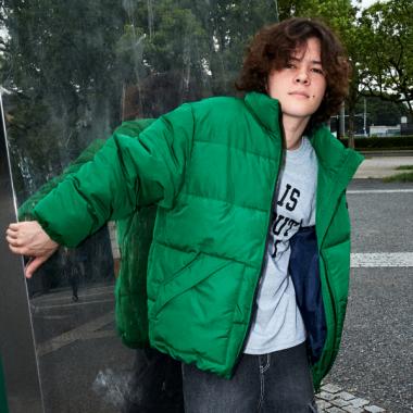 【大人向けサイズあり】ファイバーダウンジャケット