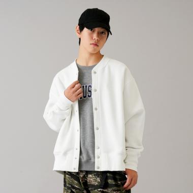 【大人向けサイズあり】【毛玉になりにくいしっかり暖か素材】裏起毛・スナップボタンジャケット