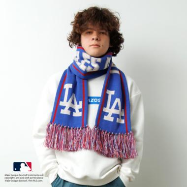 【大人向けサイズあり】【MLB】チームロゴマフラー