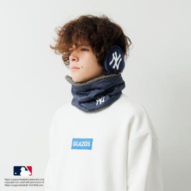 【大人向けサイズあり】【MLB】チームロゴイヤーマフ