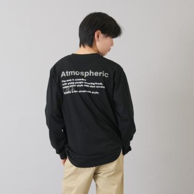 【大人向けサイズあり】【プチプラ】バックロゴ長袖Tシャツ