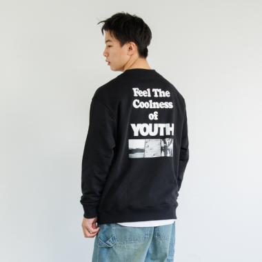 【大人向けサイズあり】【速乾・毛玉になりにくい】【プチプラ】バックフォトプリントトレーナー