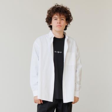 【大人向けサイズあり】オックス・ボタンダウン長袖シャツ