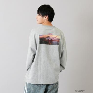 【大人向けサイズあり】【DISNEY】BAYMAX / バックフォトプリント長袖Tシャツ