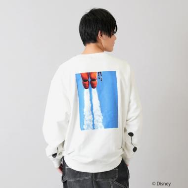 【大人向けサイズあり】【DISNEY】BAYMAX / バックフォトプリントトレーナー