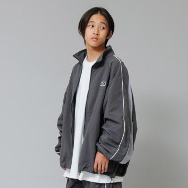【大人向けサイズあり】【GLSW.】【セットアップ対応】ナイロン・ ジップアップアウター
