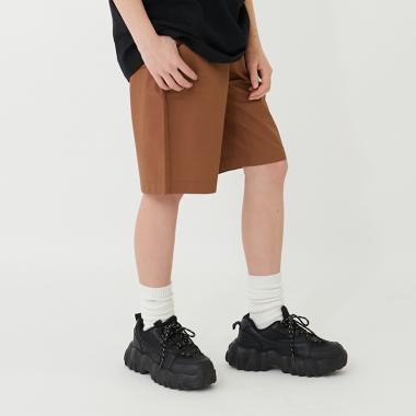 【大人向けサイズあり】【セットアップ対応】タイプライター・イージーハーフパンツ