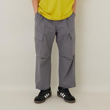 【大人向けサイズあり】【Easycare】ポリリップ・８分丈パンツ