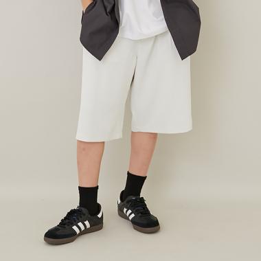 【大人向けサイズあり】トロトロ・タックハーフパンツ